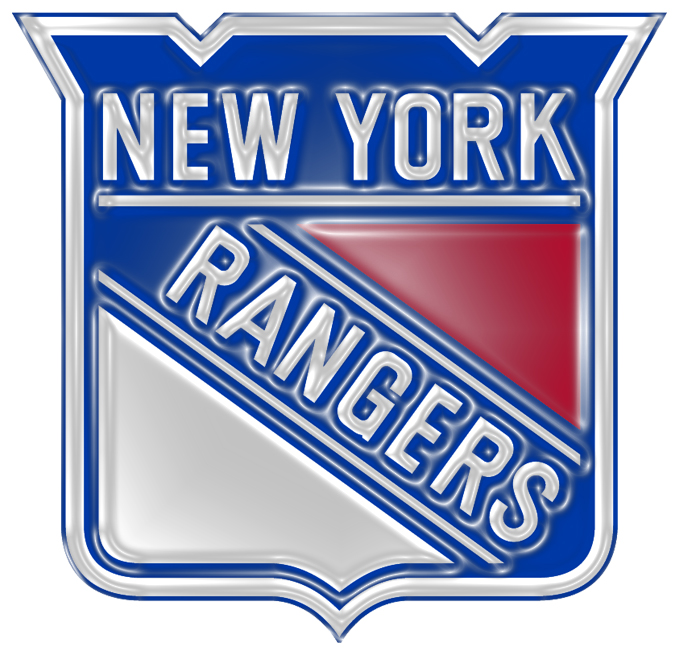 New York Rangers Plastic Effect Logo iron on paper